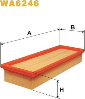 WIX Filters WA6246 - Filtre à air droxauto.com