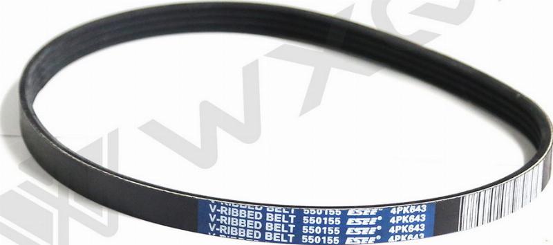 WXQP 550155 - Courroie trapézoïdale à nervures droxauto.com