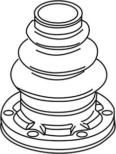 WXQP 280467 - Joint-soufflet, arbre de commande droxauto.com