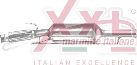 XXLMARMITTEITALIANE CT020 - Filtre à particules / à suie, échappement droxauto.com