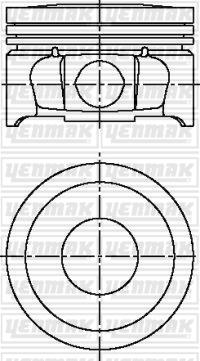 Yenmak 31-04929-000 - Piston droxauto.com