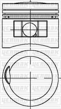 Yenmak 31-04691-000 - Piston droxauto.com