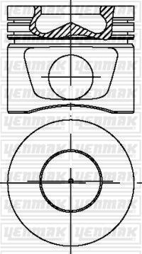 Yenmak 31-04298-000 - Piston droxauto.com