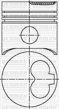 Yenmak 31-03905-000 - Piston droxauto.com