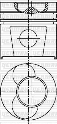 Yenmak 31-03427-100 - Piston droxauto.com