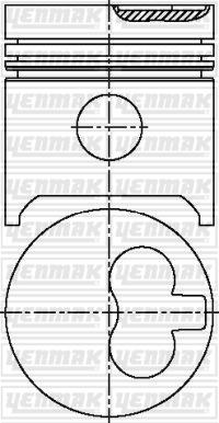 Yenmak 31-03893-040 - Piston droxauto.com