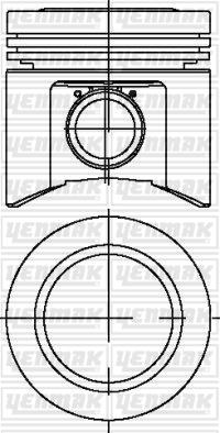 Yenmak 31-03357-000 - Piston droxauto.com