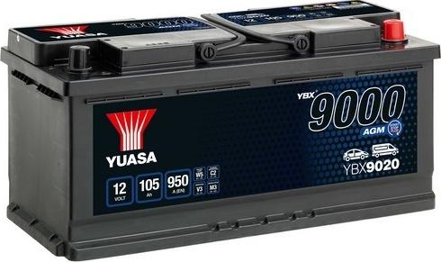 Yuasa YBX9020 - Batterie de démarrage droxauto.com