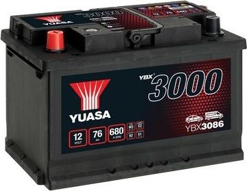 Yuasa YBX3086 - Batterie de démarrage droxauto.com