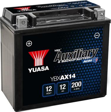 Yuasa YBXAX14 - Batterie de démarrage droxauto.com