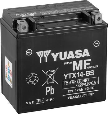 Yuasa YTX14-BS(CP) - Batterie de démarrage droxauto.com