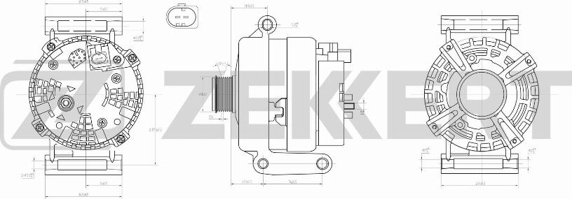 Zekkert GE-1009 - Alternateur droxauto.com