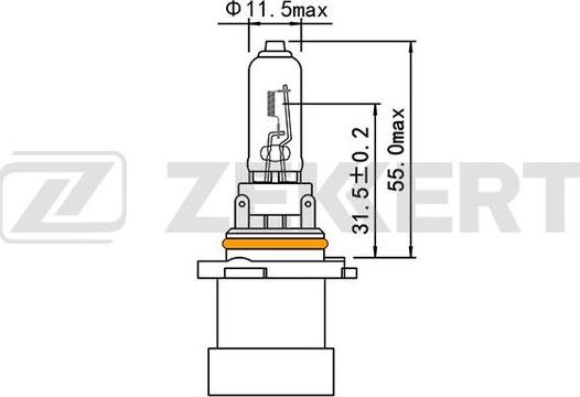 Zekkert LP-1145 - Ampoule, projecteur principal droxauto.com