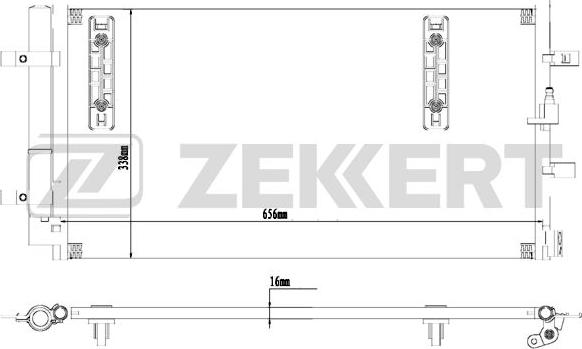 Zekkert MK-3179 - Condensateur, climatisation droxauto.com