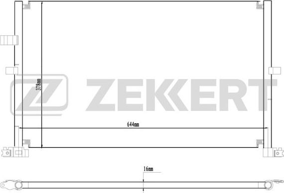 Zekkert MK-3177 - Condensateur, climatisation droxauto.com