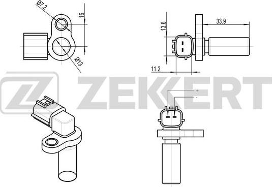 Zekkert SE-4010 - Capteur d'angle, vilebrequin droxauto.com