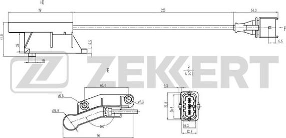 Zekkert SE-5018 - Capteur, position d'arbre à cames droxauto.com