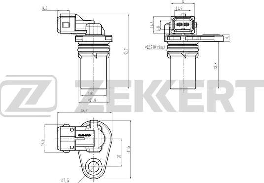 Zekkert SE-5039 - Capteur, position d'arbre à cames droxauto.com