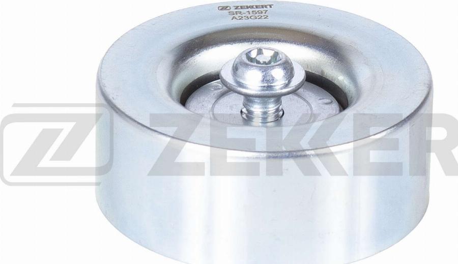 Zekkert SR-1597 - Poulie renvoi / transmission, courroie trapézoïdale à nervures droxauto.com