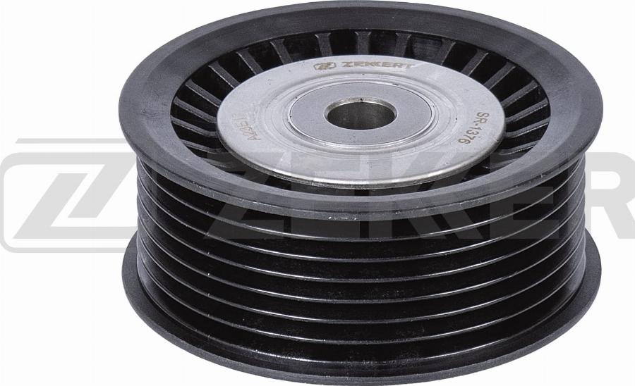 Zekkert SR-1376 - Poulie renvoi / transmission, courroie trapézoïdale à nervures droxauto.com