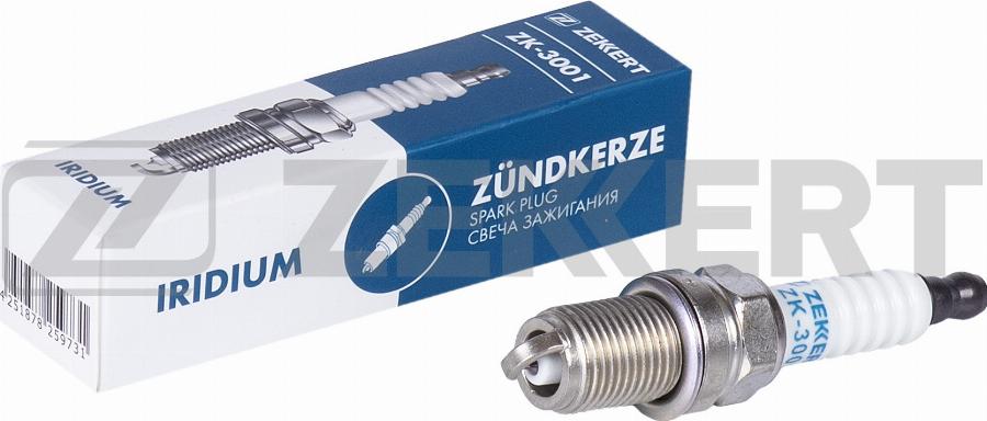 Zekkert ZK-3001 - Bougie d'allumage droxauto.com
