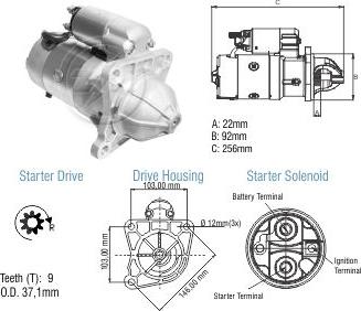ZM ZM 80.480.14 - Démarreur droxauto.com