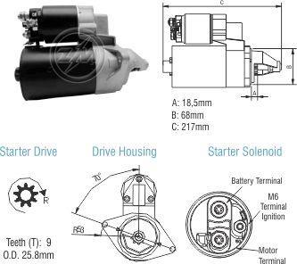 ZM ZM 80.115.01 - Démarreur droxauto.com