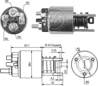 ZM ZM-2395 - Contacteur, démarreur droxauto.com