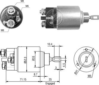 ZM ZM-2371 - Contacteur, démarreur droxauto.com
