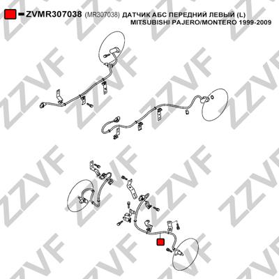 ZZVF ZVMR307038 - Capteur, vitesse de roue droxauto.com