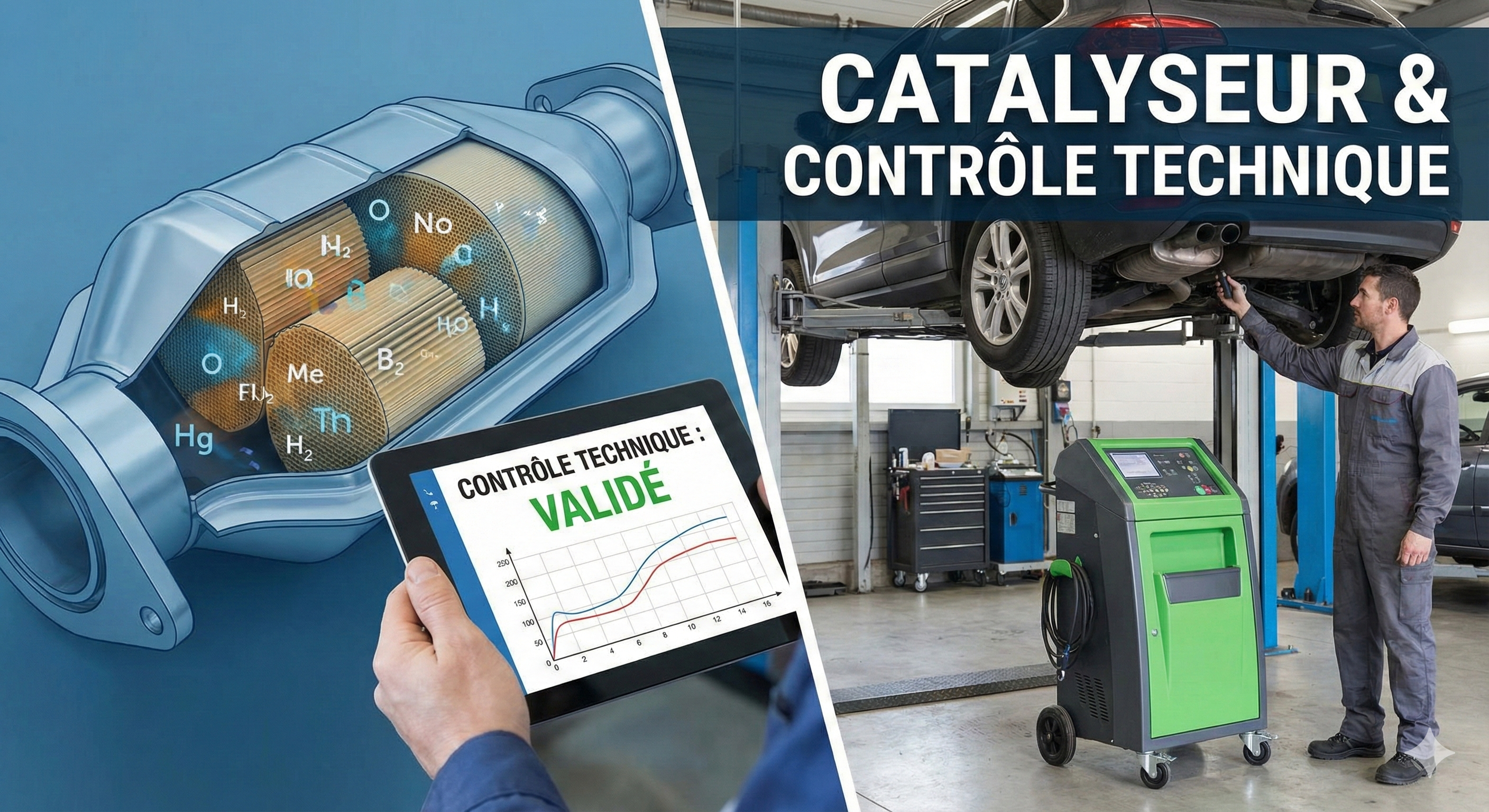 Catalyseur et controle technique