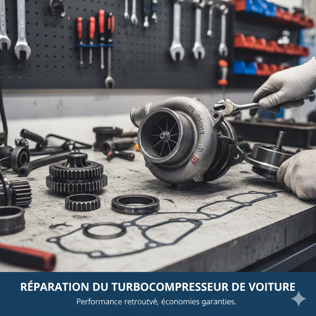 Réparation du turbocompresseur de voiture, pour une performance retrouvée et des économies garanties.